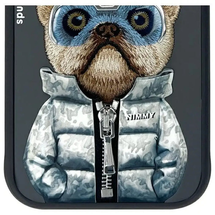Калъф Nimmy Cool&Cute 2.0 за iPhone 15 - черен
