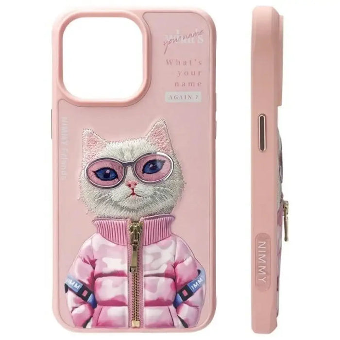 Калъф Nimmy Cool&Cute 2.0 за iPhone 15 Pro Max - розов