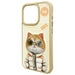 Калъф Nimmy Cool&Cute 2.0 Cat за iPhone 15 Pro - зелен