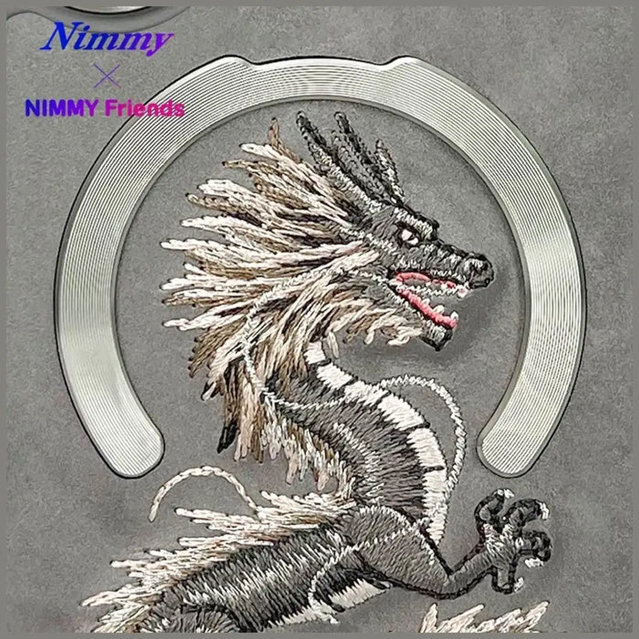 Калъф Nimmy Dragon MagSafe за iPhone 16 - сив