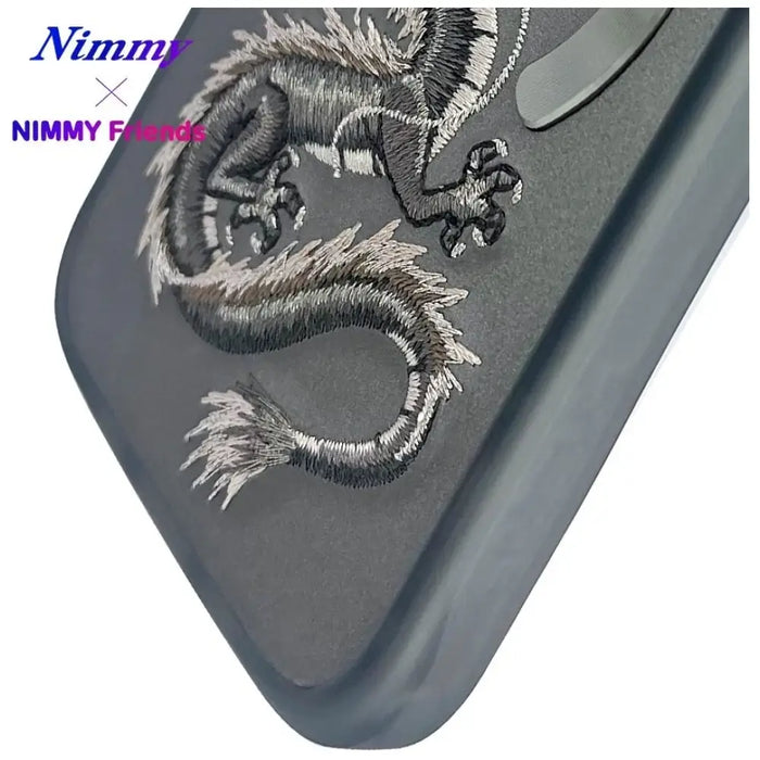 Калъф Nimmy Dragon MagSafe за iPhone 16 - сив