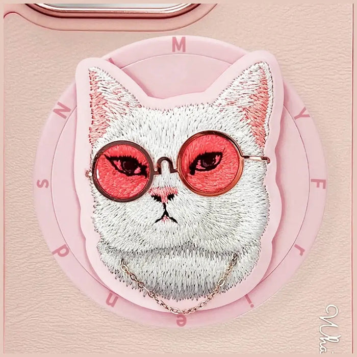 Калъф Nimmy Glasses Cool Cat MagSafe за iPhone 16 Pro Max