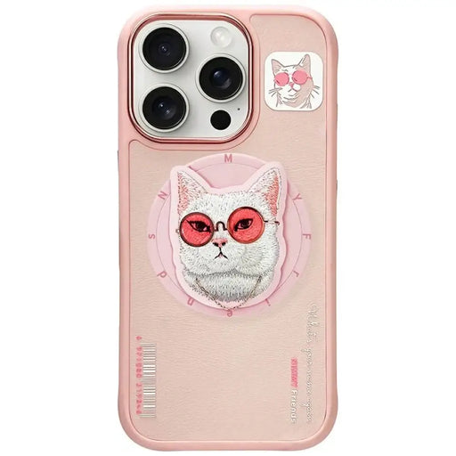 Калъф Nimmy Glasses Cool Cat MagSafe за iPhone 16 Pro Max