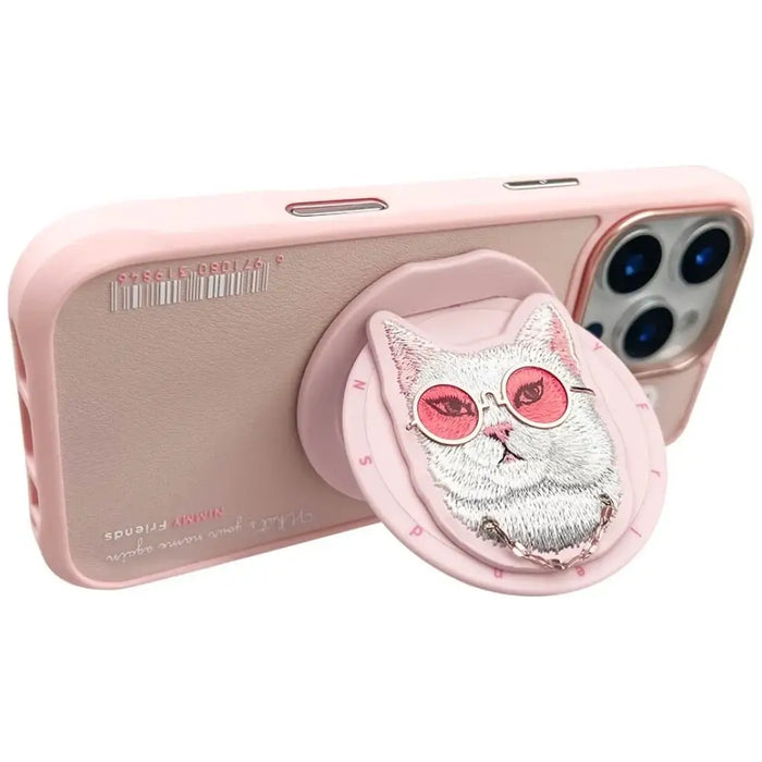 Калъф Nimmy Glasses Cool Cat MagSafe за iPhone 16 Pro Max