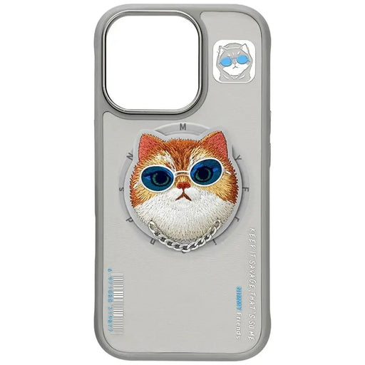 Калъф Nimmy Glasses Cool Cat MagSafe за iPhone 16 Pro Max