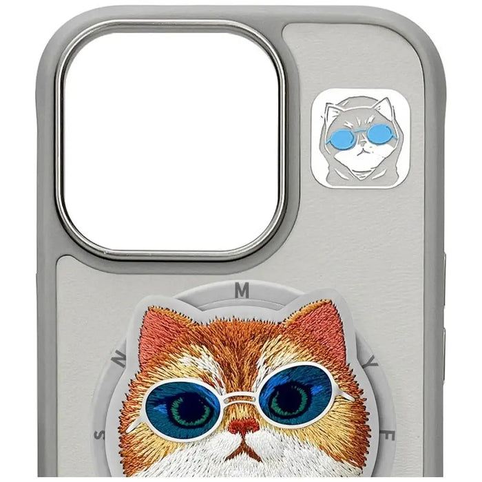 Калъф Nimmy Glasses Cool Cat MagSafe за iPhone 16 Pro Max