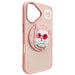 Калъф Nimmy Glasses Cool Cat MagSafe за iPhone 16 - розов