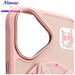 Калъф Nimmy Glasses Cool Cat MagSafe за iPhone 16 - розов