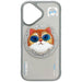 Калъф Nimmy Glasses Cool Cat MagSafe за iPhone 16 - сив