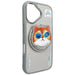 Калъф Nimmy Glasses Cool Cat MagSafe за iPhone 16 - сив