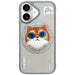 Калъф Nimmy Glasses Cool Cat MagSafe за iPhone 16 - сив