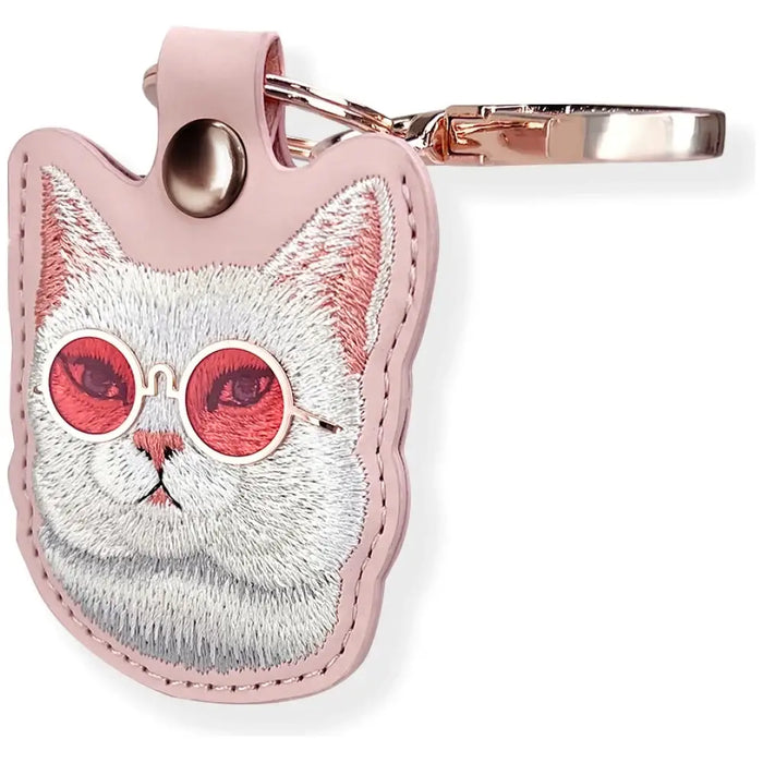 Калъф Nimmy Glasses Cool Cat Tracker - розов
