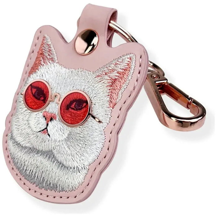 Калъф Nimmy Glasses Cool Cat Tracker - розов