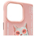 Калъф Nimmy Glasses Cool Cat за iPhone 15 Pro Max - розов