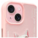 Калъф Nimmy Glasses Cool Cat за iPhone 15 - розов