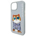 Калъф Nimmy Glasses Cool Cat за iPhone 15 - сив
