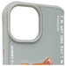 Калъф Nimmy Glasses Cool Cat за iPhone 15 - сив