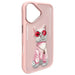 Калъф Nimmy Glasses Cool Cat за iPhone 16 - розов