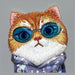 Калъф Nimmy Glasses Cool Cat за iPhone 16 - сив