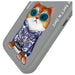 Калъф Nimmy Glasses Cool Cat за iPhone 16 - сив