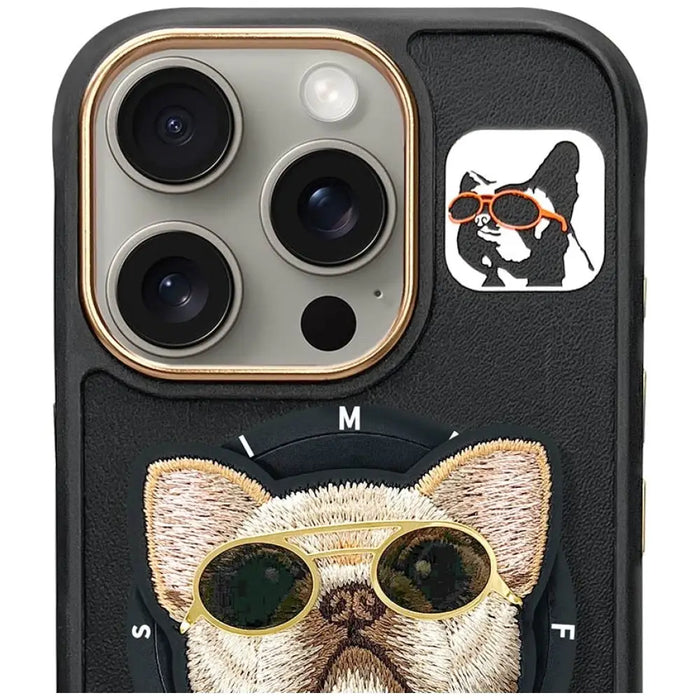 Калъф Nimmy Glasses Cool Dog MagSafe за iPhone 16 Pro