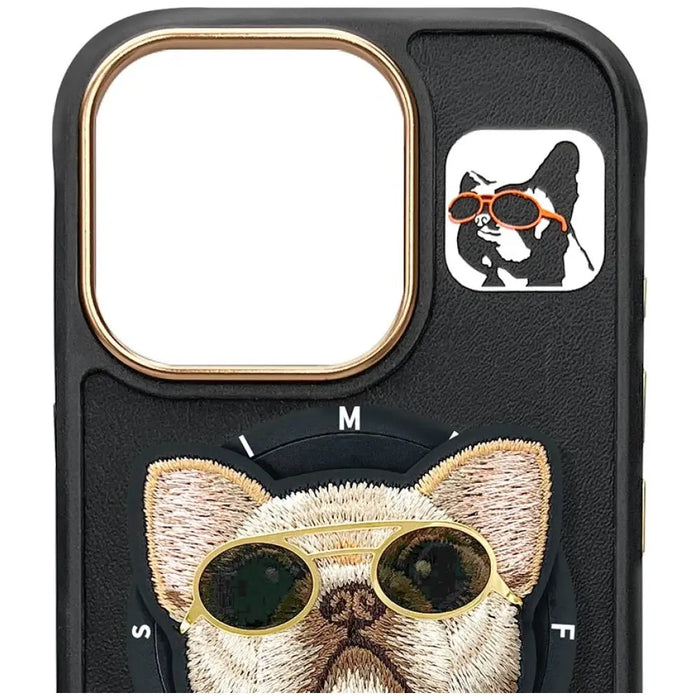 Калъф Nimmy Glasses Cool Dog MagSafe за iPhone 16 Pro