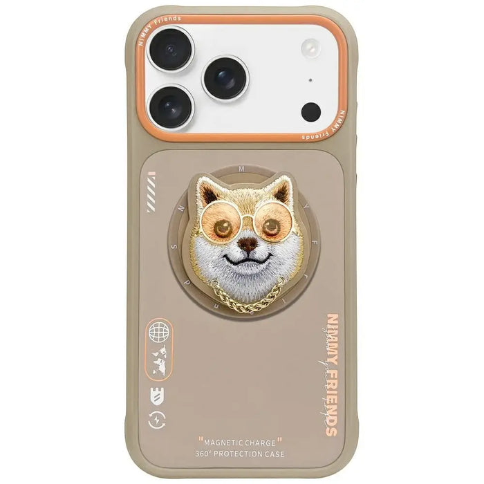 Калъф Nimmy Glasses Cool Dog MagSafe за iPhone 17 Pro