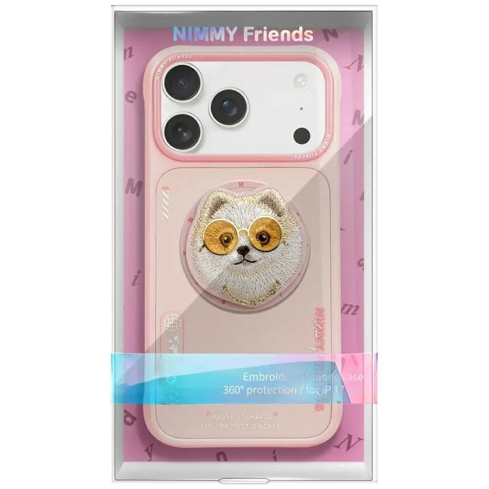 Калъф Nimmy Glasses Cool Dog MagSafe за iPhone 17 Pro Max