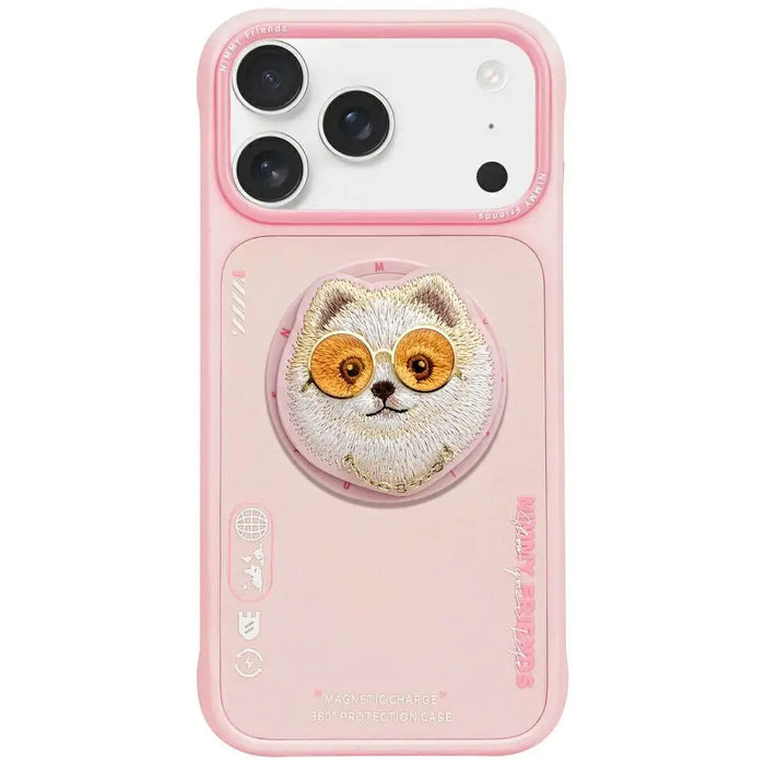 Калъф Nimmy Glasses Cool Dog MagSafe за iPhone 17 Pro Max