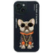 Калъф Nimmy Glasses Cool Dog за iPhone 15 - черен
