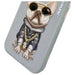 Калъф Nimmy Glasses Cool Dog за iPhone 15 - сив