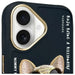 Калъф Nimmy Glasses Cool Dog за iPhone 16 - черен