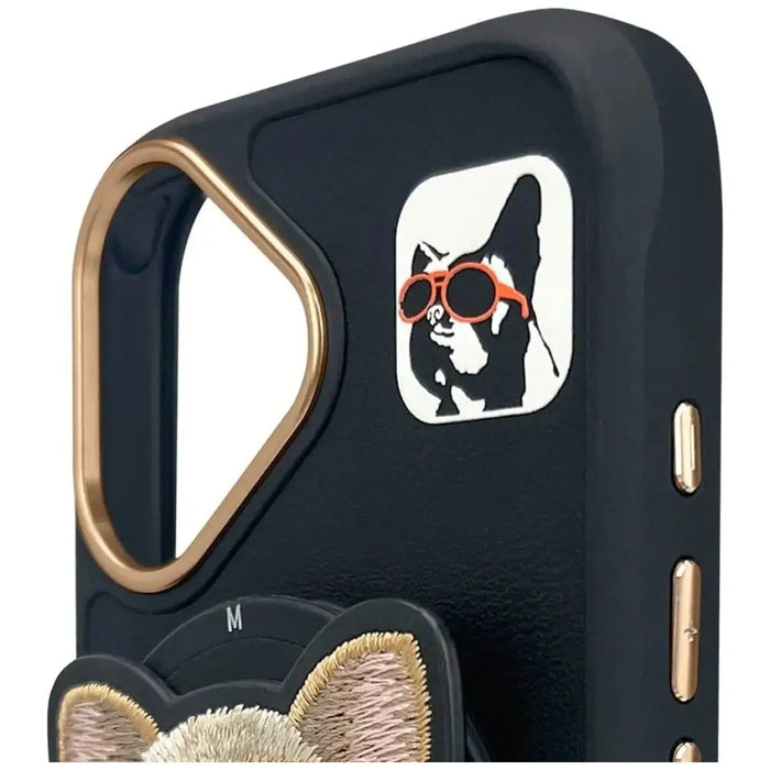 Калъф Nimmy Glasses Cool nag MagSafe за iPhone 16 - черен