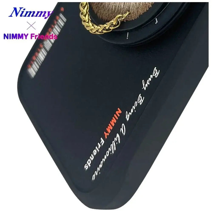 Калъф Nimmy Glasses Cool nag MagSafe за iPhone 16 - черен