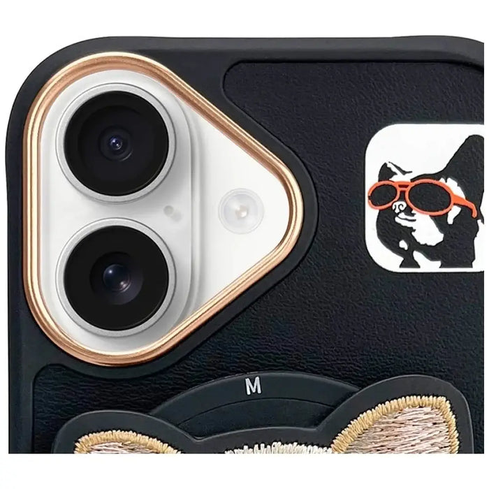 Калъф Nimmy Glasses Cool nag MagSafe за iPhone 16 - черен