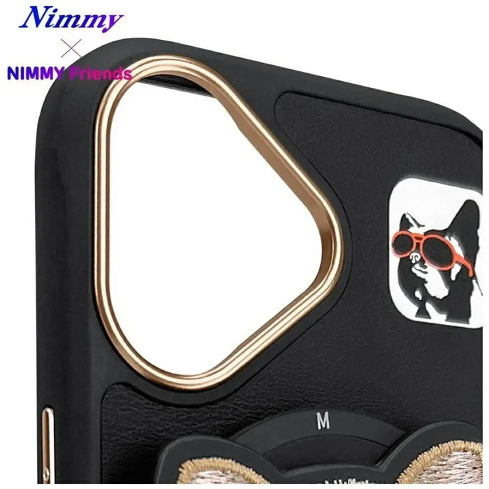 Калъф Nimmy Glasses Cool nag MagSafe за iPhone 16 - черен