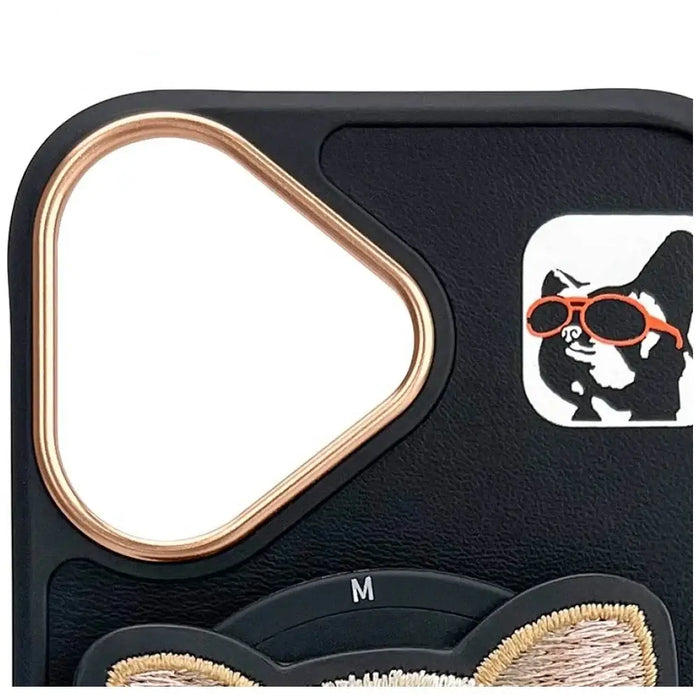 Калъф Nimmy Glasses Cool nag MagSafe за iPhone 16 - черен
