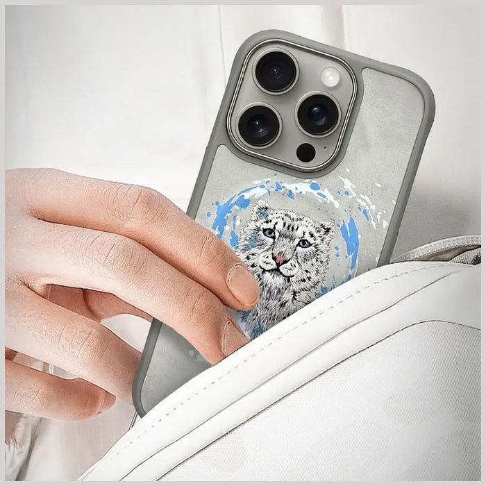 Калъф Nimmy Pantera MagSafe за iPhone 16 Pro - сив