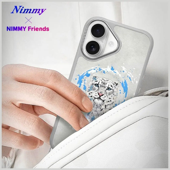 Калъф Nimmy Pantera MagSafe за iPhone 16 - светло сив