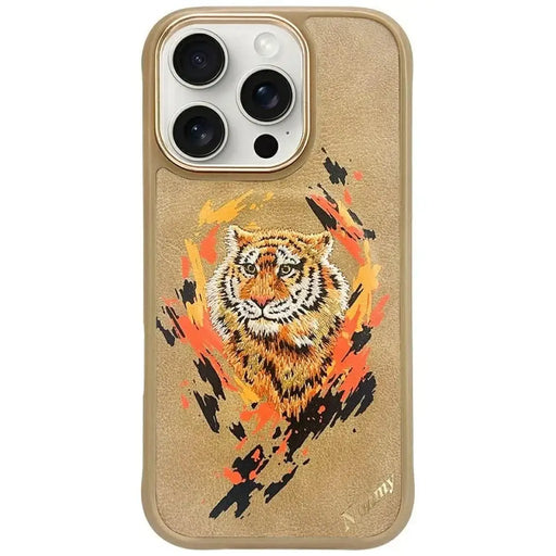 Калъф Nimmy Tiger MagSafe за iPhone 16 Pro Max - кафяв