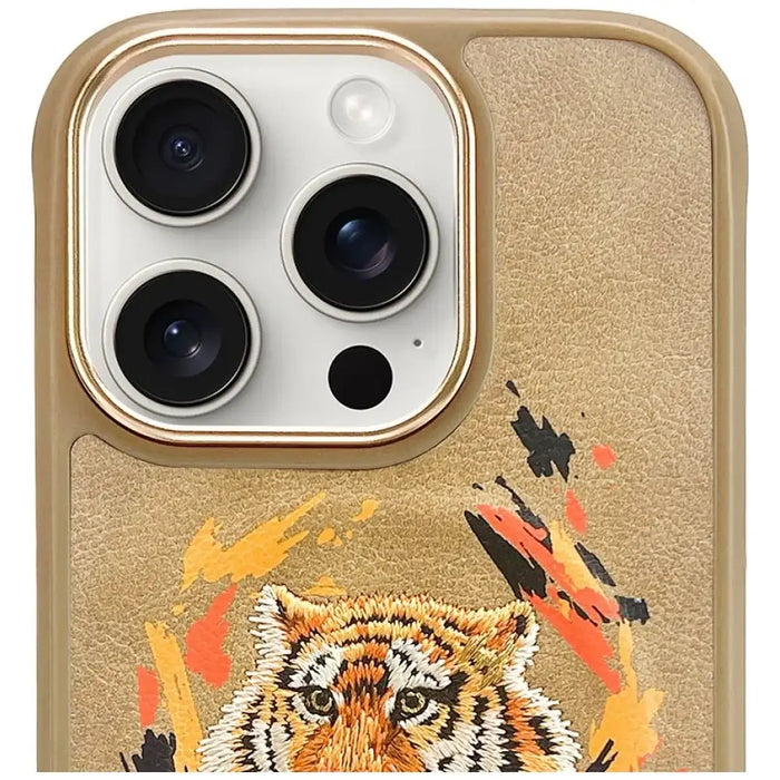 Калъф Nimmy Tiger MagSafe за iPhone 16 Pro Max - кафяв