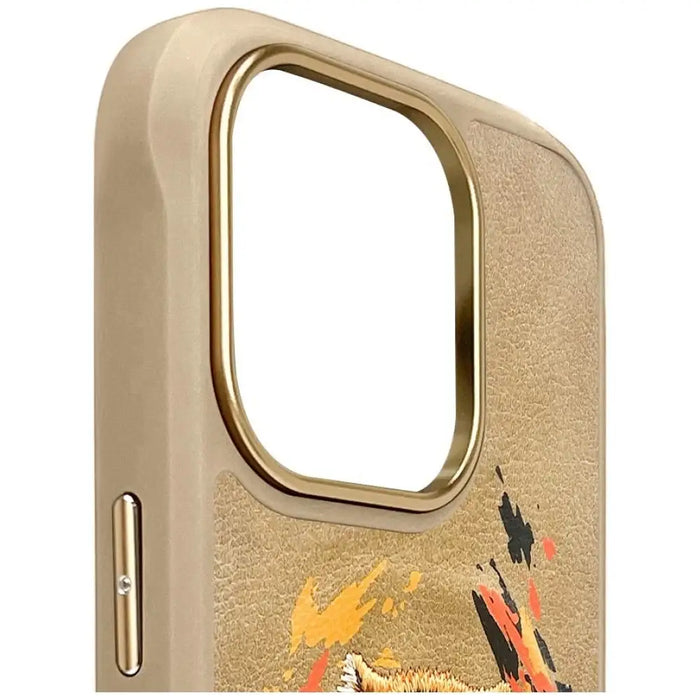 Калъф Nimmy Tiger MagSafe за iPhone 16 Pro - кафяв