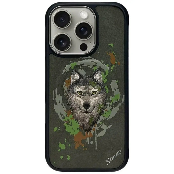 Калъф Nimmy Wilk MagSafe за iPhone 16 Pro - сив