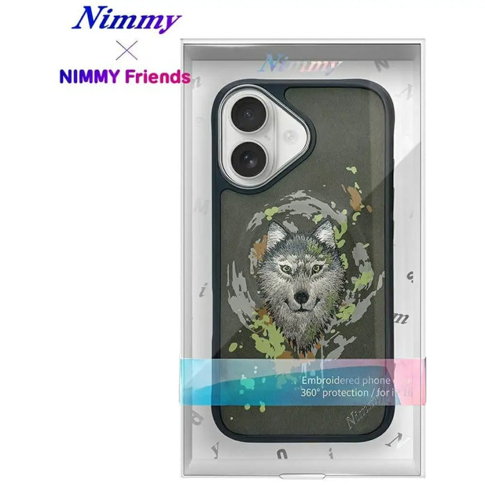 Калъф Nimmy Wilk MagSafe за iPhone 16 - тъмно сив