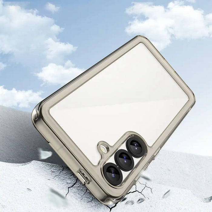 Калъф Outer Space с гел рамка за Samsung Galaxy S25 - Clear