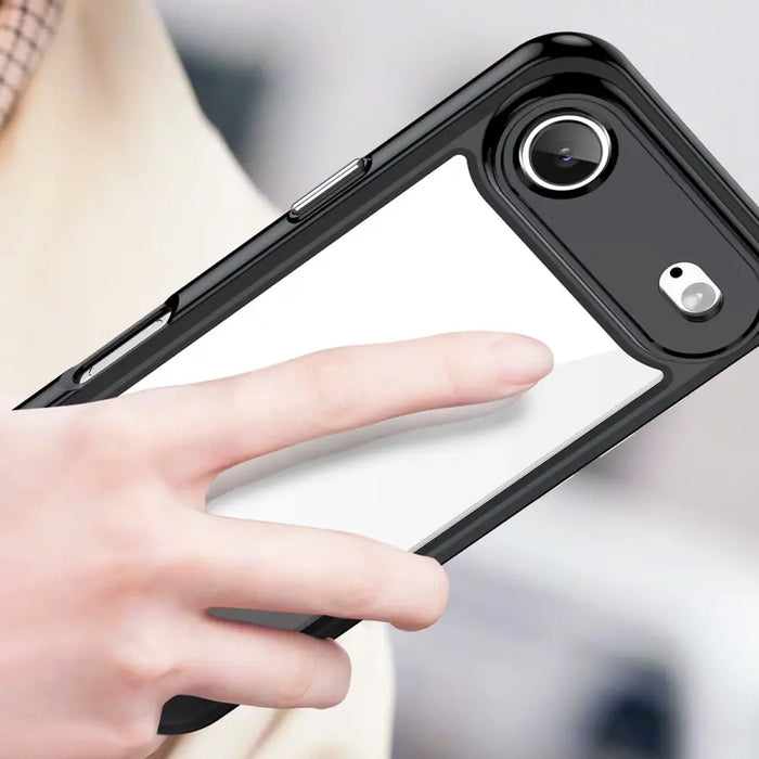 Калъф Outer Space за iPhone 17 Air - черен прозрачен