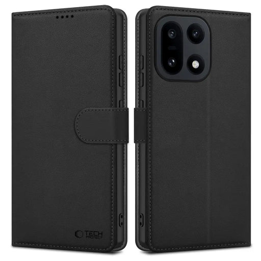 Калъф-портфейл Tech-Protect за OnePlus 15 - черен