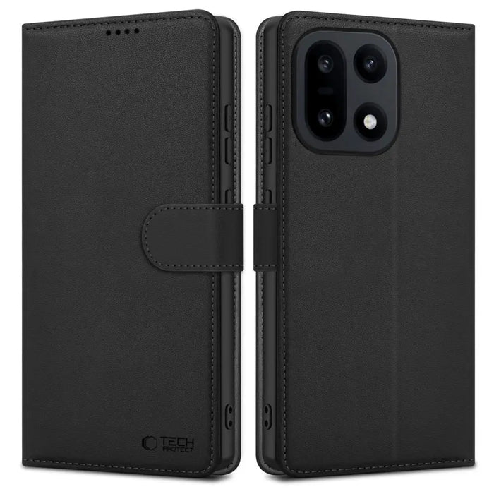 Калъф-портфейл Tech-Protect за OnePlus 15 - черен