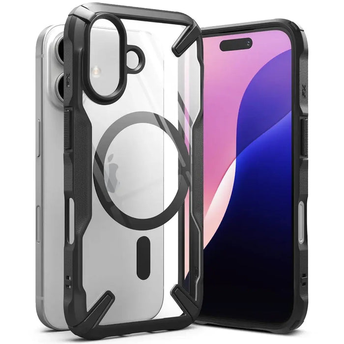 Калъф Ringke Fusion X MagSafe за Iphone 16 - черен