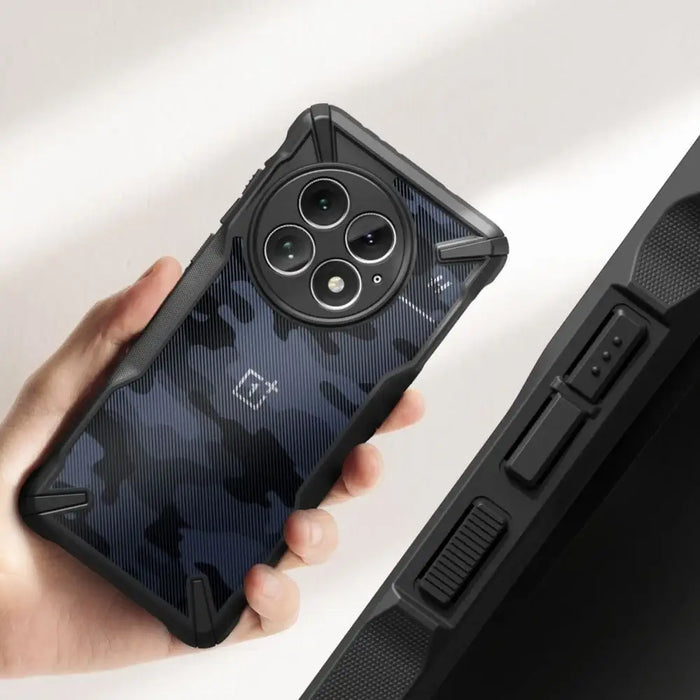 Калъф Ringke Fusion X за Oneplus 13 - черен камуфлаж